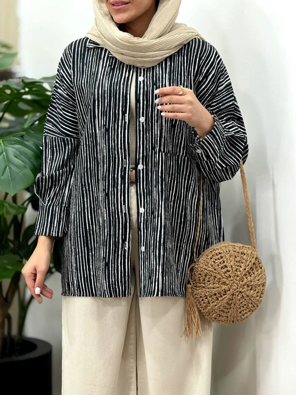 تونیک مانتویی جلو دکمه پاستیلی 1